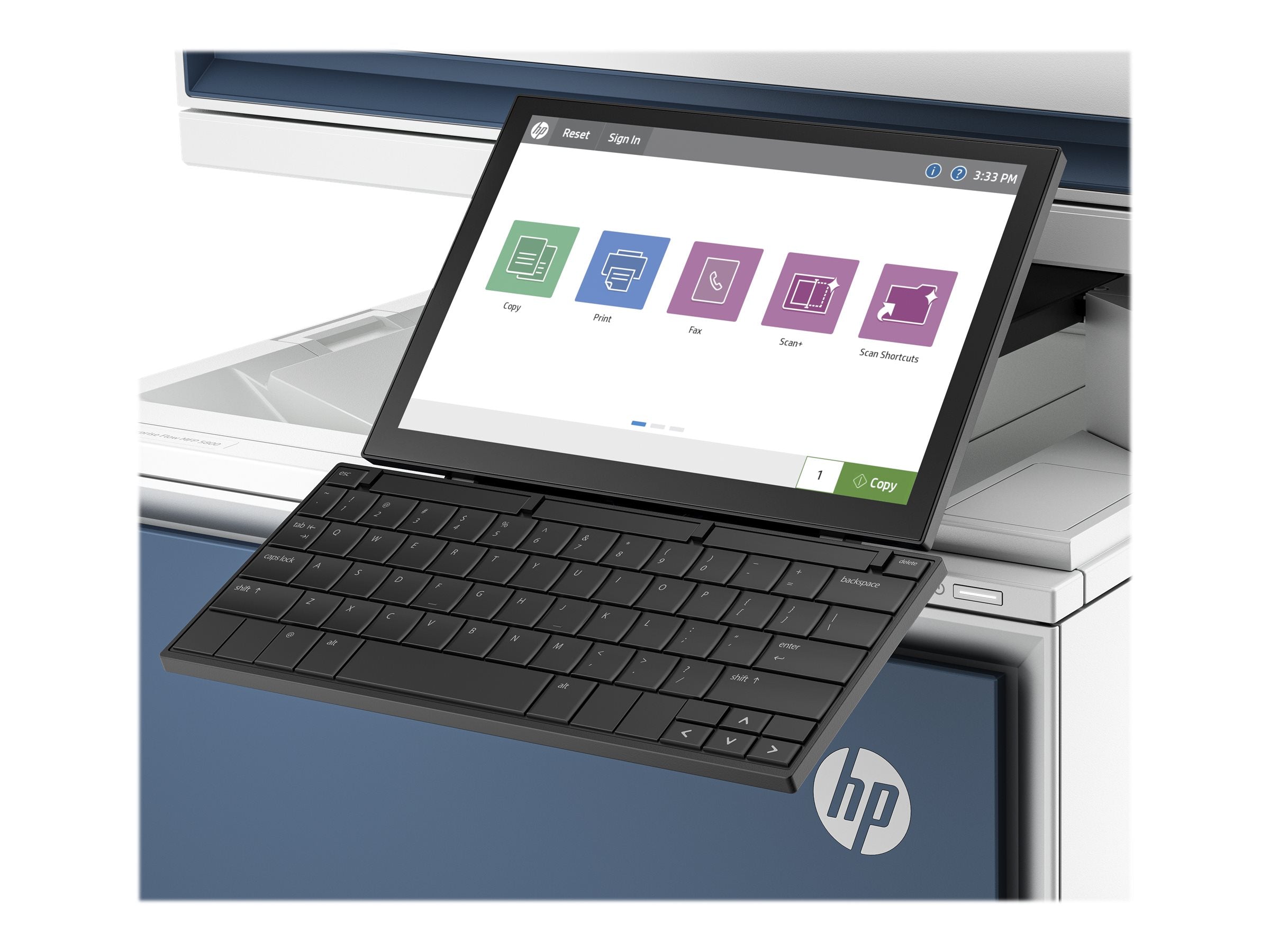 HP LaserJet Enterprise Flow MFP 5800zf MFP colour laser A4 43ppm Copy 43ppm Print 650sheets LAN imprimante laser multifonction