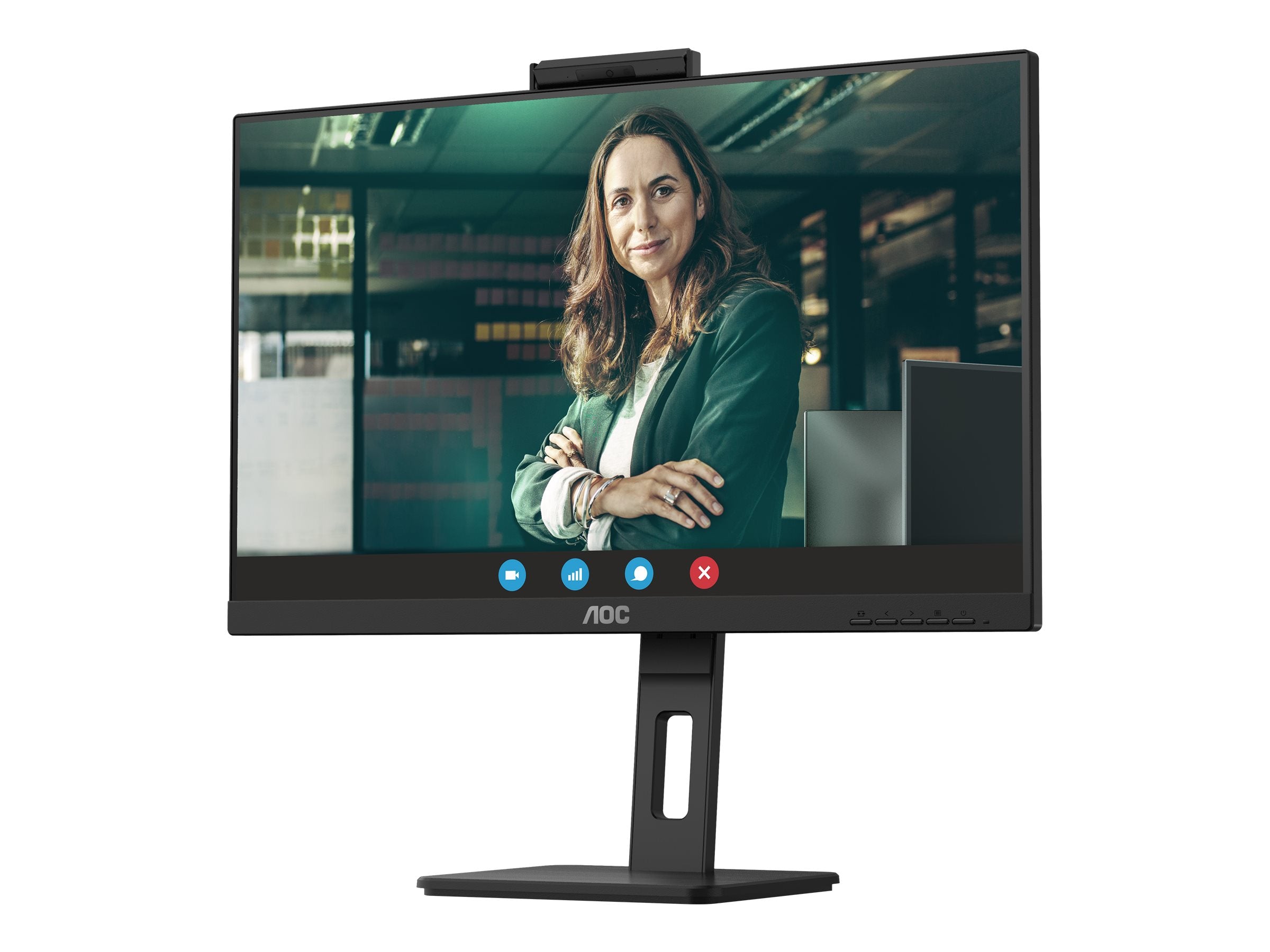 AOC 24P3CW 24P3CW - Ecran- 24" 1920 x 1080 Full HD (1080p) @ 75 Hz - IPS - 300cd/mÂ² - 1000:1 - 4 ms - HDMI, 2xDP - USB-C - enceintes