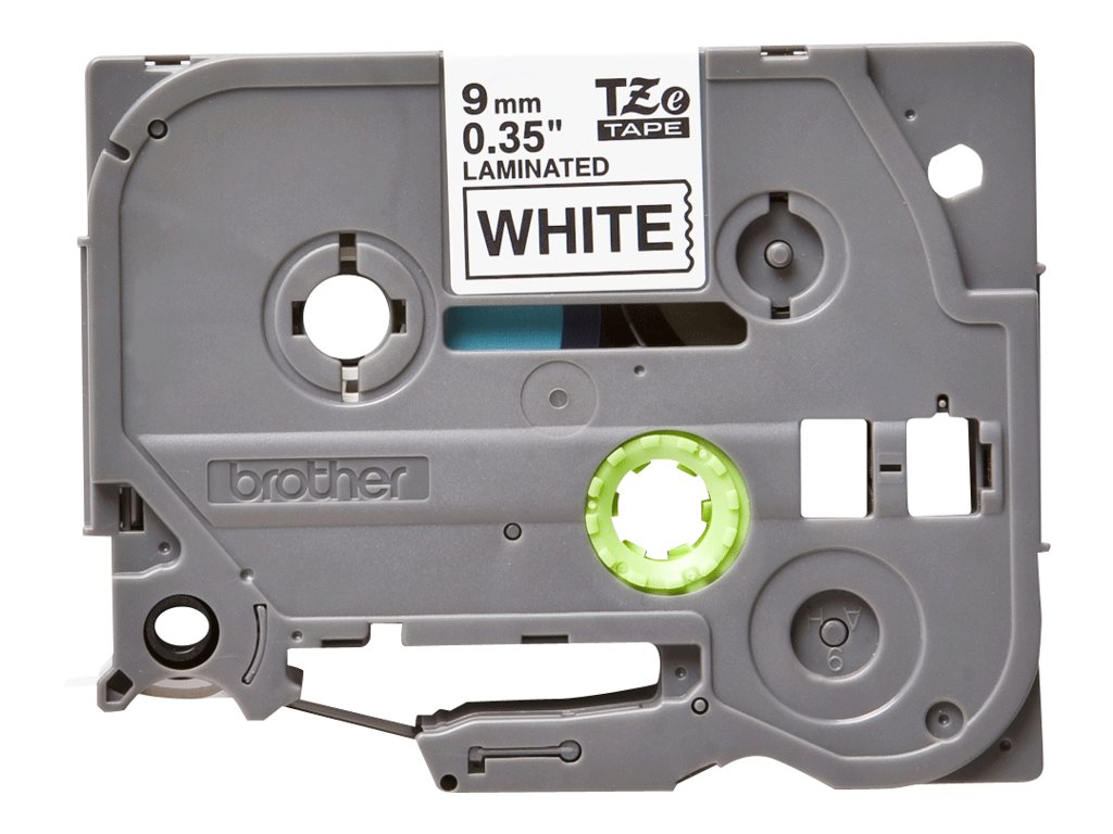 Tape/9mm black on white f P-Touch TZE