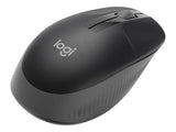 LOGITECH M190 Mouse optical 3 buttons wireless USB wireless receiver charcoal