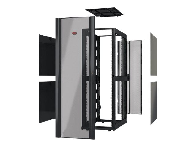 APC NetShelter SX 48U 750mm Wide x 1070mm Deep Enclosure Without Doors Black
