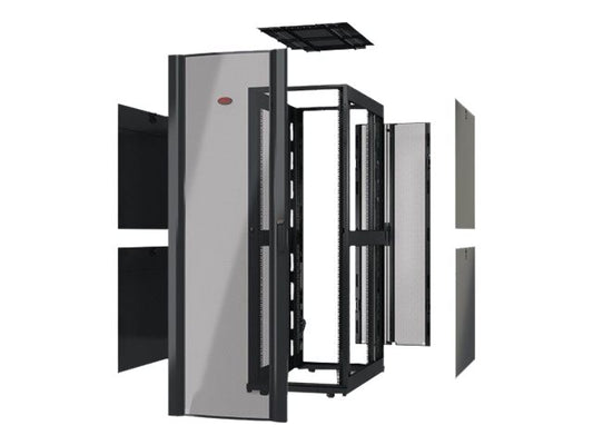 APC NetShelter SX 48U 750mm Wide x 1070mm Deep Enclosure Without Doors Black