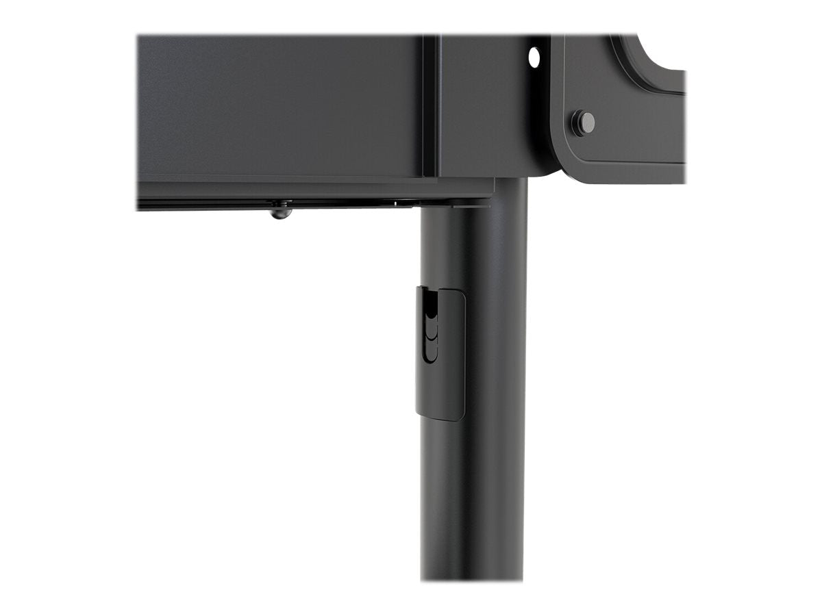 NEOMOUNTS NS-M1250BLACK Support au sol pour écran 37-70p - rotatif - étagère multimédia incluse