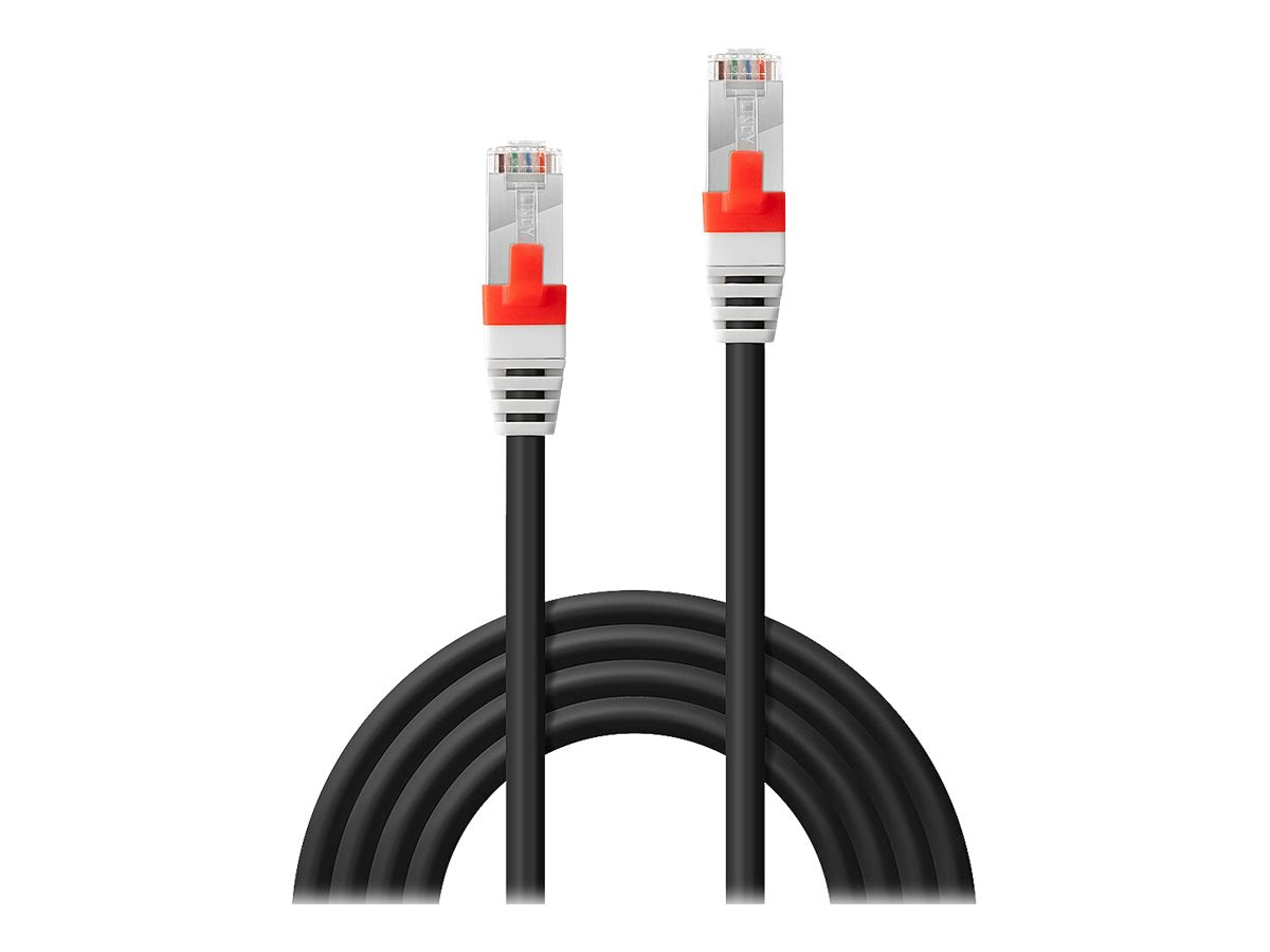 LINDY S/FTP Cat.6A Cable Black 30m LSOH incl. Testprotocol