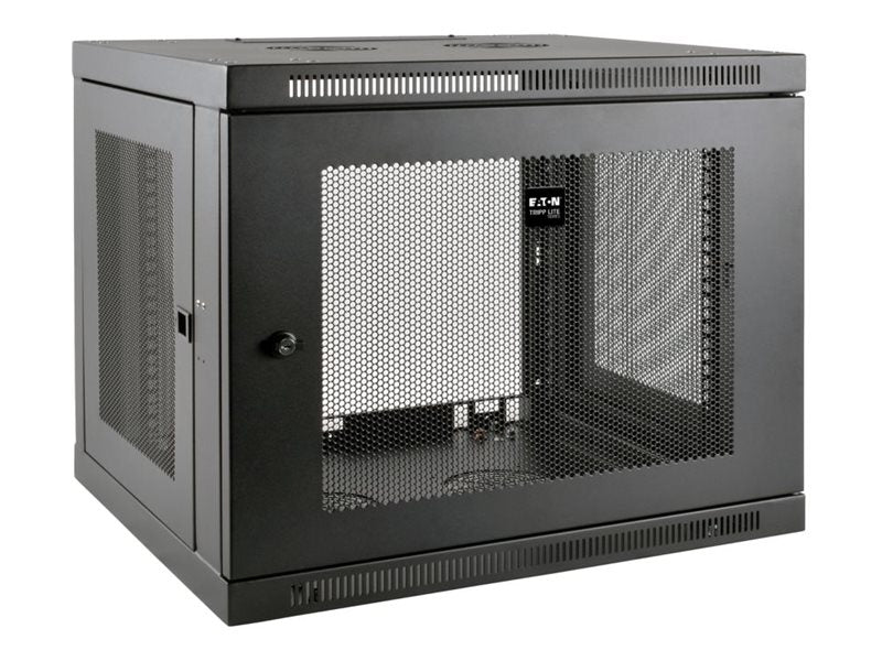 EATON TRIPPLITE SmartRack 9U Low-Profile Switch-Depth-Plus Wall-Mount Mini Rack Enclosure