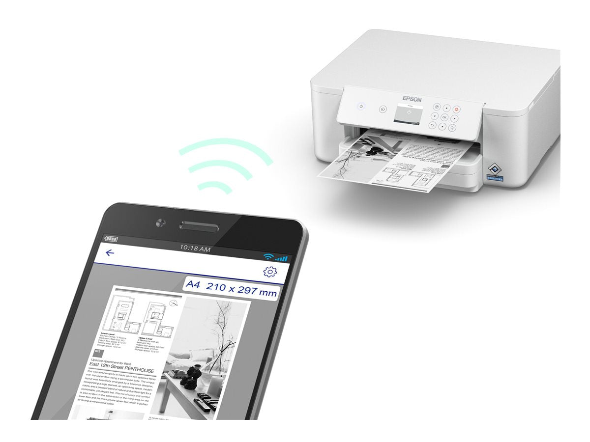 EPSON WorkForce Pro WF-M4119DW Printer Mono B/W Duplex ink-jet A4 4800x2400dpi 21ppm 250 sheets USB 2.0 LAN USB host Wi-Fi