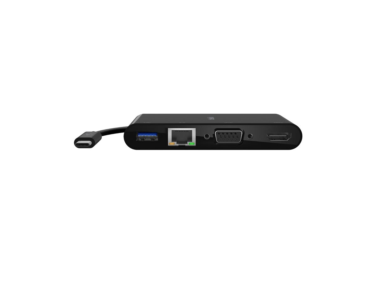BELKIN Adaptateur Hub USB-C HDMI VGA RJ45 100w PD