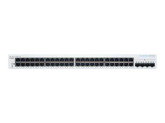 CISCO Business Switching CBS220 Smart 48-port Gigabit 4x10G SFP+ uplink