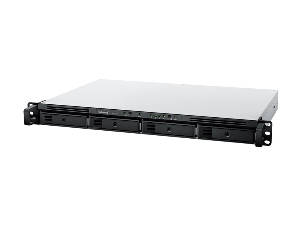 SYNOLOGY RS422+ 4-Bay NAS-Rackmount AMD Ryzen 5 1600 dual-core 2.6GHz 2Go DDR4 ECC