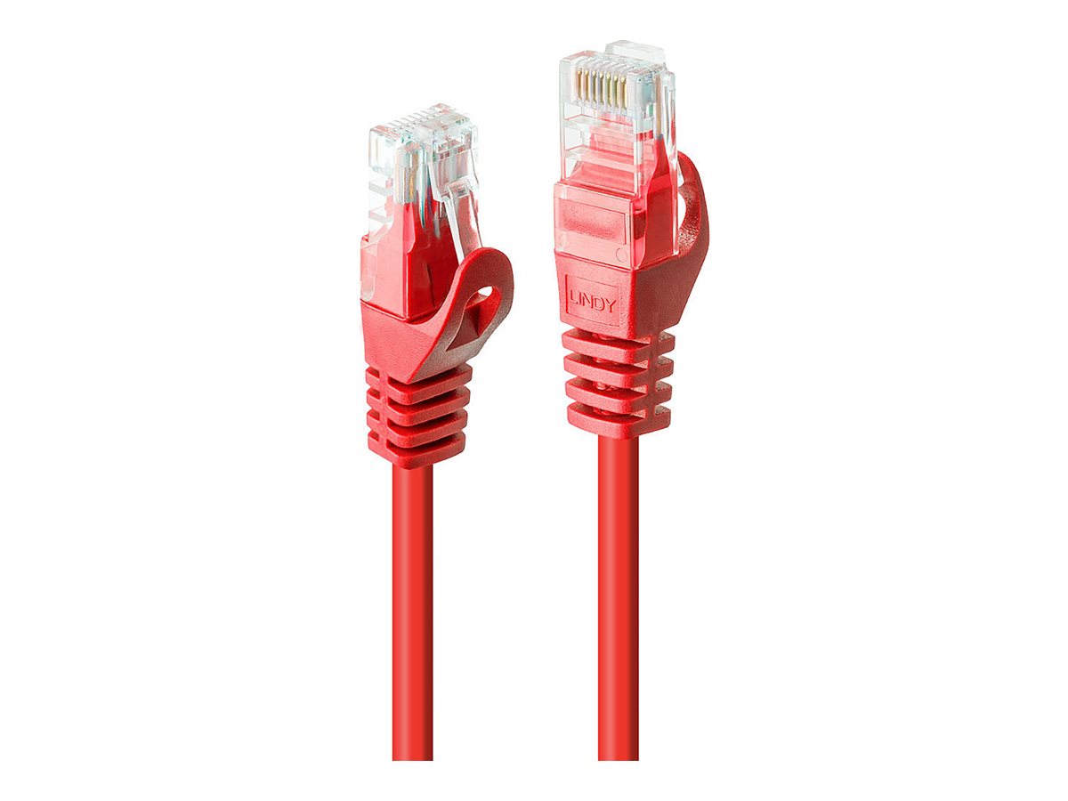 LINDY Basic Cat.6 U/UTP Cable Red 2m