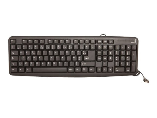 URBAN FACTORY Clavier filaire - USB 2.0 black - Azerty