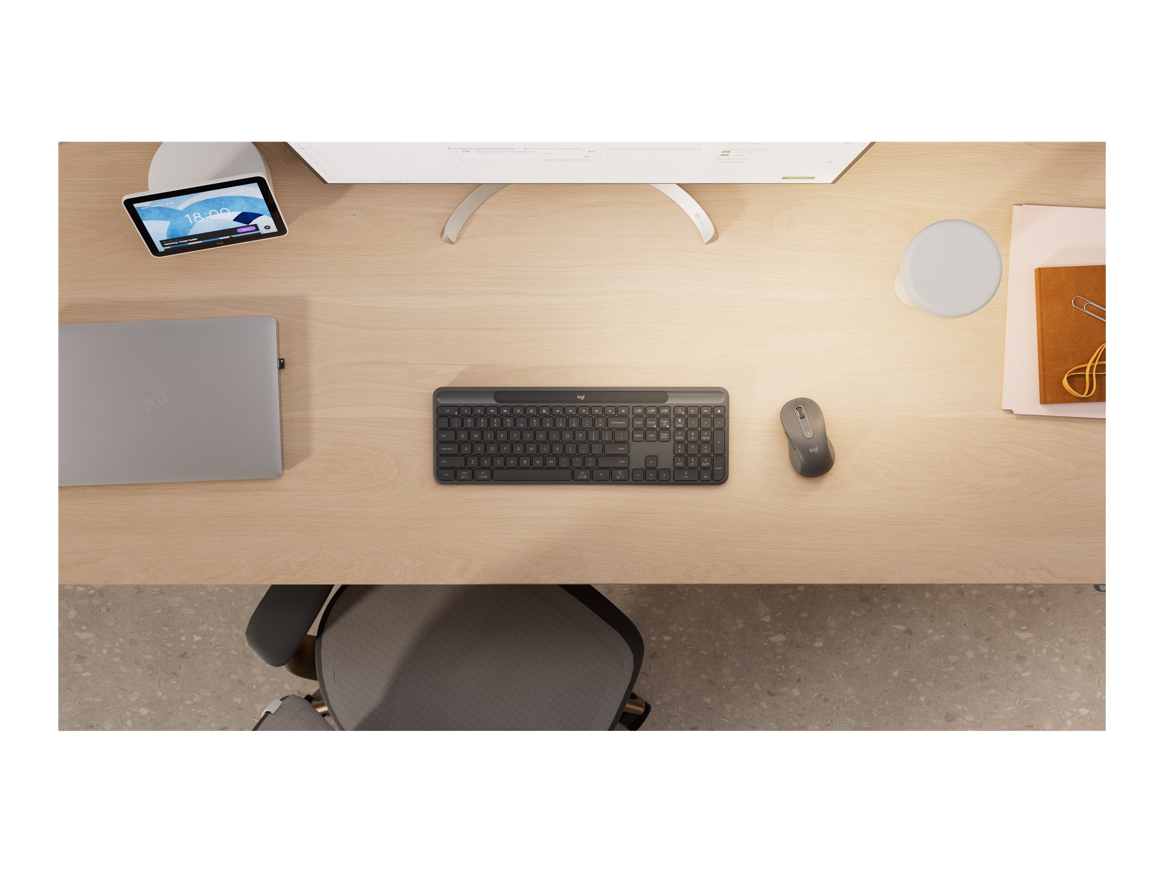 LOGITECH Slim Solar+ for Business - Graphite - (ES)