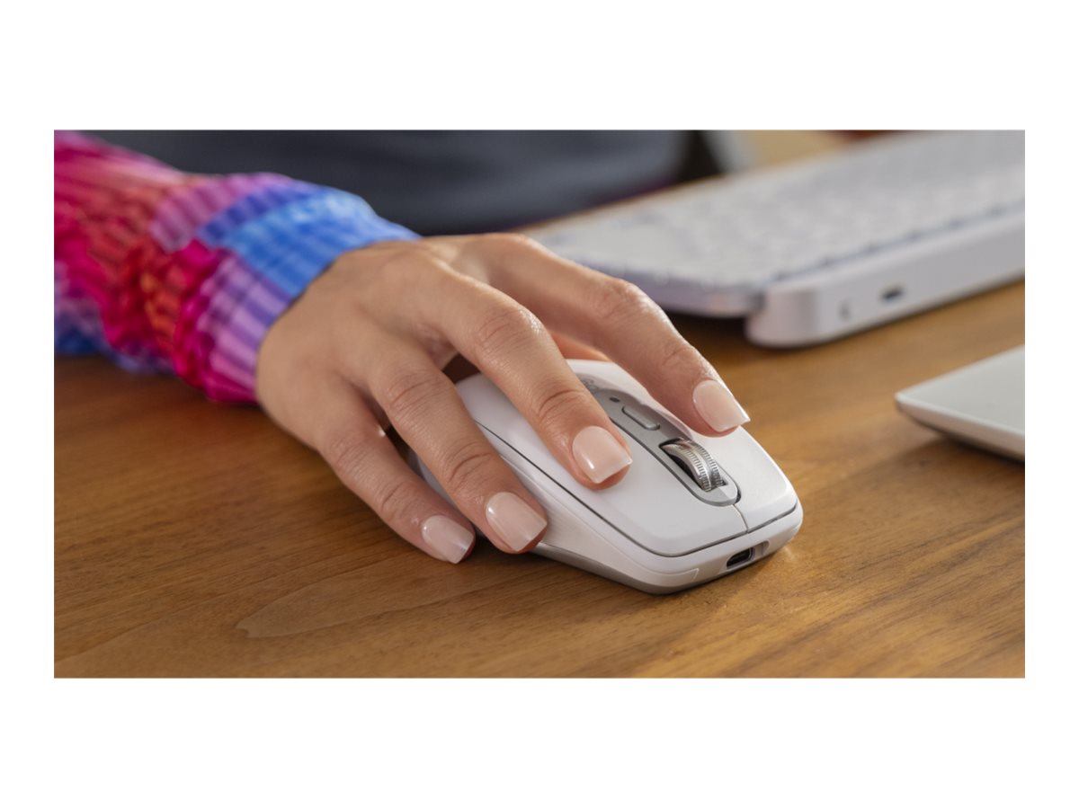 LOGITECH MX Anywhere 3S Mouse optical 6 buttons wireless Bluetooth pale grey