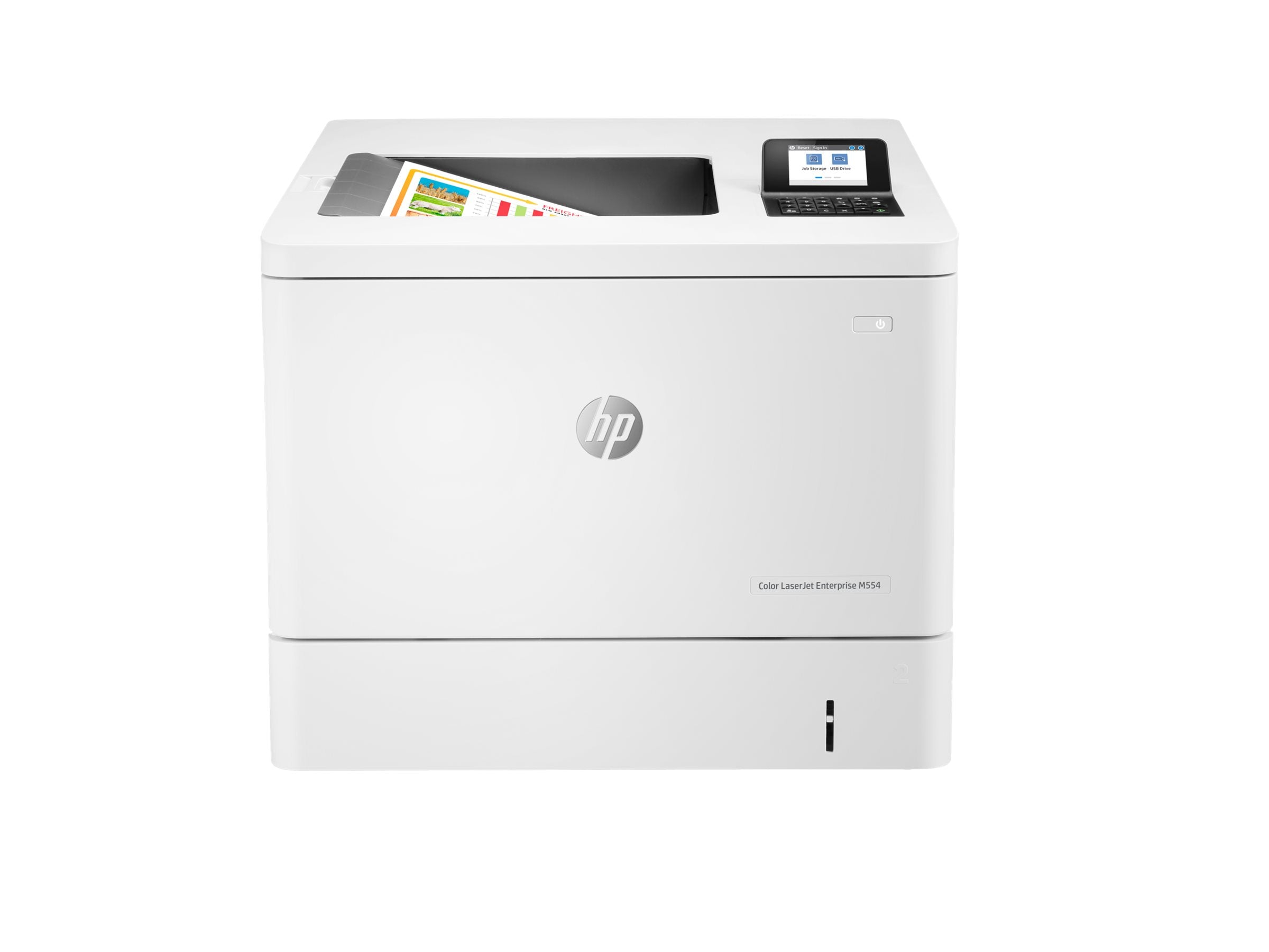 HP Color LaserJet Enterprise M554dn produit neuf emballage abimé A4 color laser USB 33ppm (P)