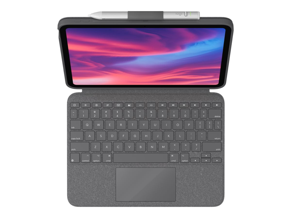 LOGITECH Combo Touch for iPad 10th gen - OXFORD GREY - (FR) - CENTRAL