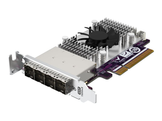 QNAP 4-port SFF-8088 SATA host bus adapter 16xSATA 6Gb/s PCIe 3.0 x8 for TL SATA JBOD