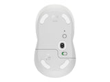 LOGITECH Signature M650 L LEFT Mouse large size left-handed optical 5 buttons wireless Bluetooth 2.4 GHz OFF-WHITE