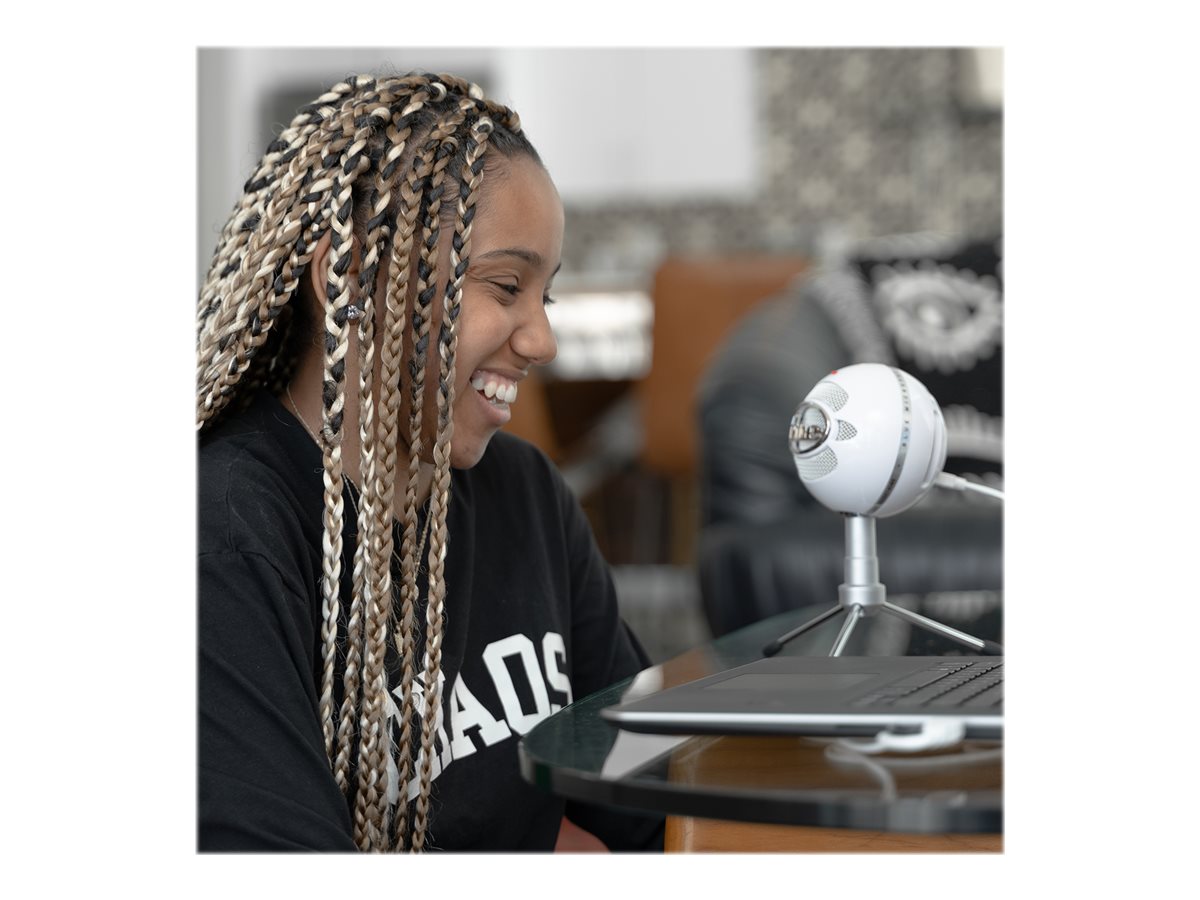 LOGITECH Blue Microphones Snowball ICE Microphone USB white