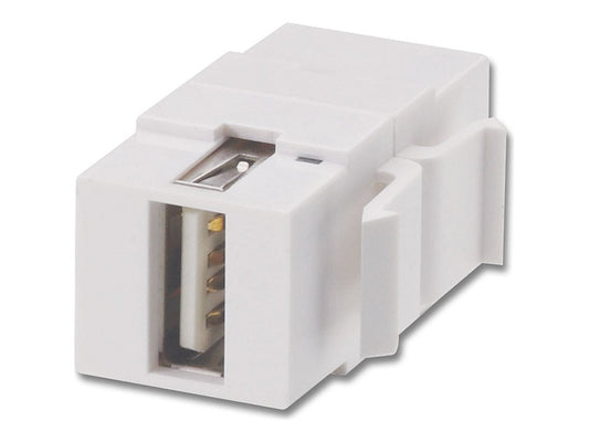 LINDY USB A/B Double Female keystone module for wall boxes