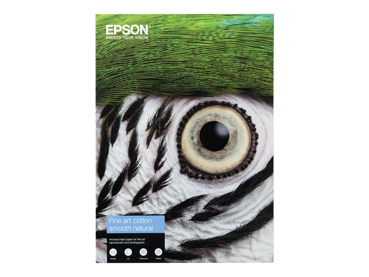 EPSON Fine Art Cotton Smooth Natural A4 25 Sheets