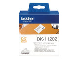 BROTHER P-TOUCH DK-11202 die-cut mailing label 62x100mm 300 labels