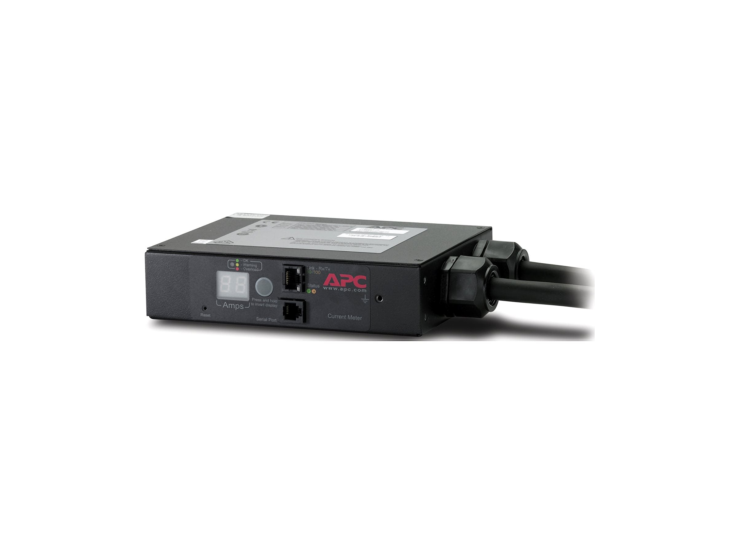 APC In-Line Current Meter AP7152B Current monitoring device AC 230V Ethernet 10/100 RS-232 output connectors 1