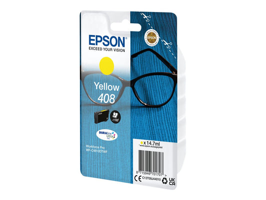 EPSON 6LB Singlepack Yellow 408 DURABrite Ultra Ink