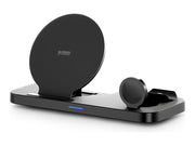 URBAN FACTORY Powee Charger Qi 3 In 1 With Function Stand 15W - Smaetphone / Smartwatch / Headphones