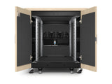APC NetShelter Soundproof Server Rack 12U 110-240V 783H x 750W x 1134D mm Maple
