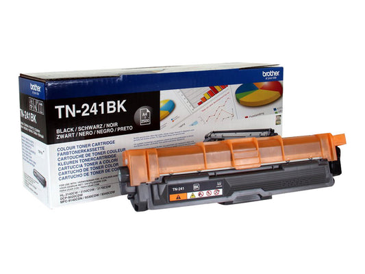 BROTHER TN241BK HL-3140CW/3150CDW/3170CDW cartouche de toner noir capacité standard 2.500 pages pack de 1