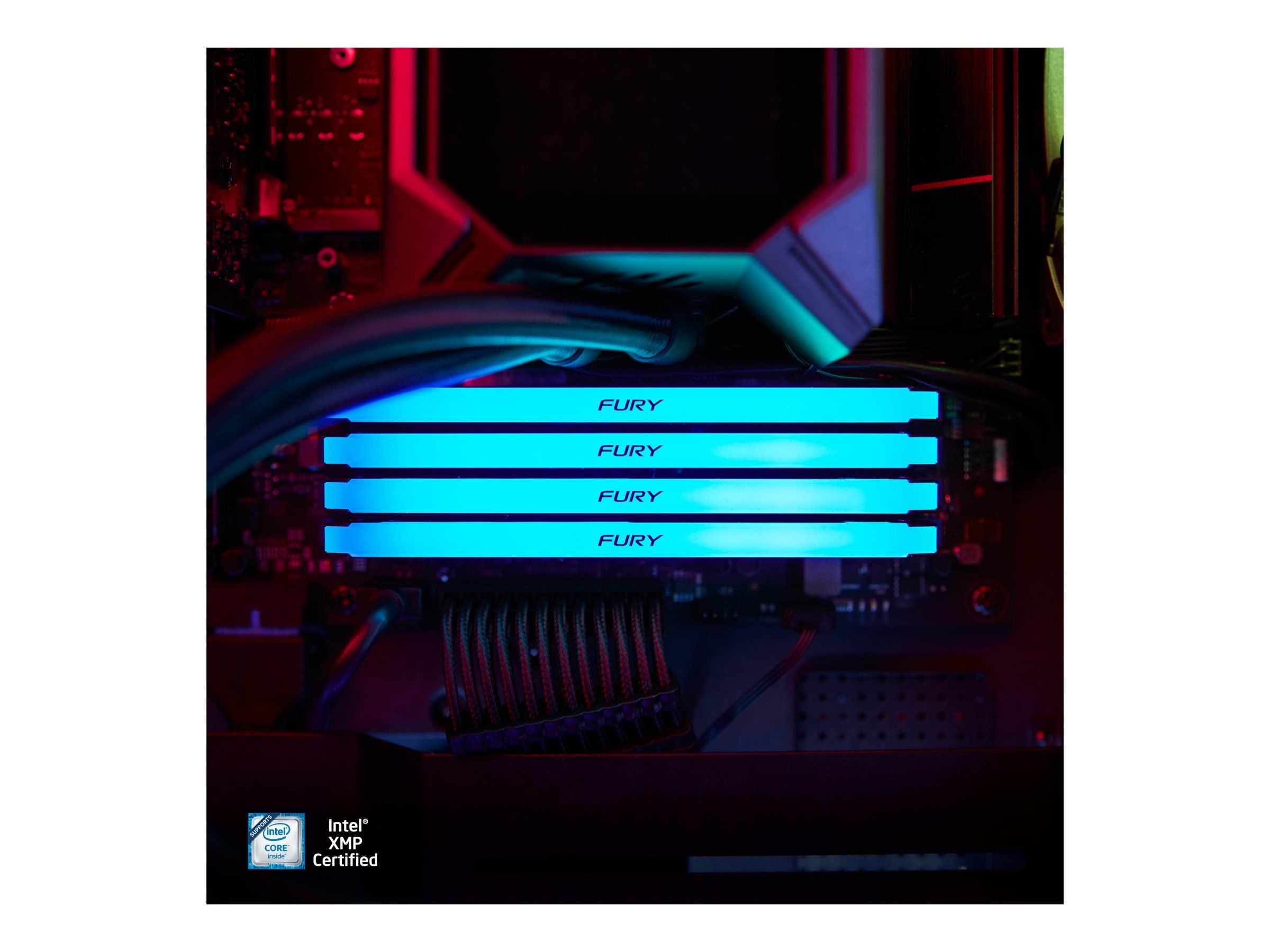 KINGSTON 64Go 3200MT/s DDR4 CL16 DIMM Kit of 2 FURY Beast RGB