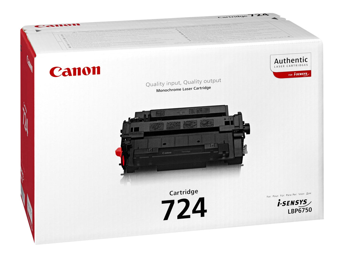 CANON CRG-724 cartouche de toner noir capacité standard pack de 1