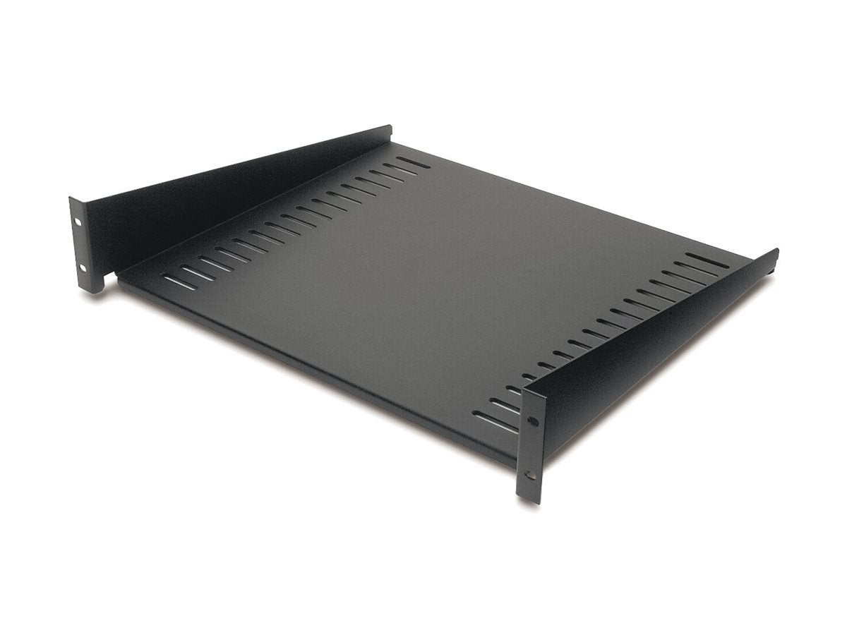 APC ETAGERE NOIRE FIXE 19 NETSHELTER POUR EQUIPEMENTS LEGERS MAXI 23 KG RACK 2 U