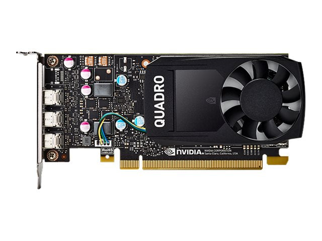 FUJITSU NVIDIA Quadro P400 2Go connectors 3x miniDP PCIe x16 without adapter Full Height