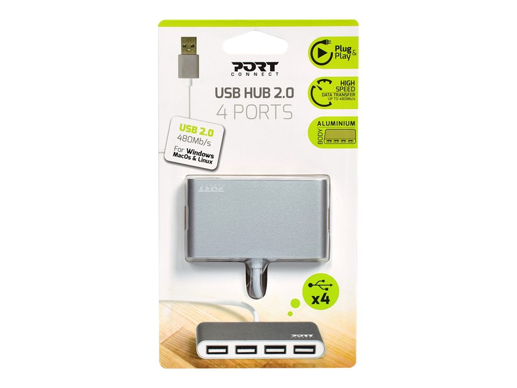 PORT USB HUB 4 PORTS 2.0