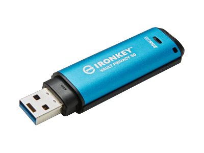 KINGSTON 256Go IronKey Vault Privacy 50 USB AES-256 Encrypted FIPS 197