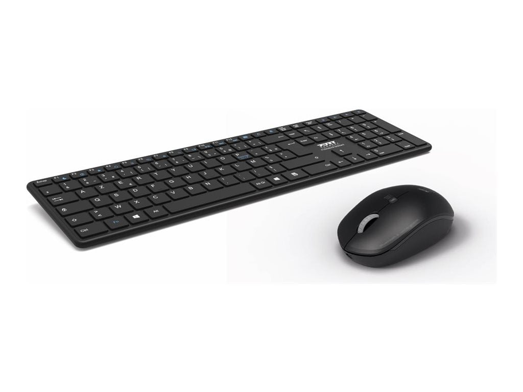PORT DESIGNS Pack Keyboard + Mouse Office Pro - Rechargeable Bluetooth (DE)