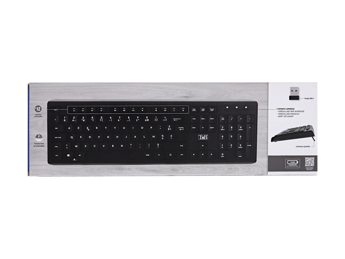 TNB 2in1 Combo Ultra-Quiet Technology With Optimal Key And Click Dampening Wireless And Comfortable
