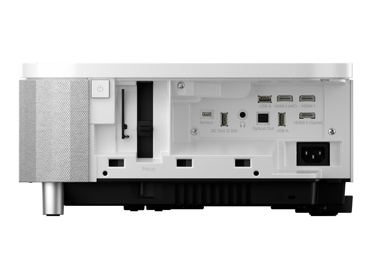 EPSON EH-LS800W Projecteur Laser UST-4K PRO-UHD Home Cinema- 16: 9- 4000 lumens-2 500.000: 1- 3x HDMI - Android TV™ Bluetooth- Blanc