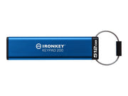 KINGSTON 512Go IronKey Keypad 200 FIPS 140-3 Lvl 3 Pending AES-256 Encrypted