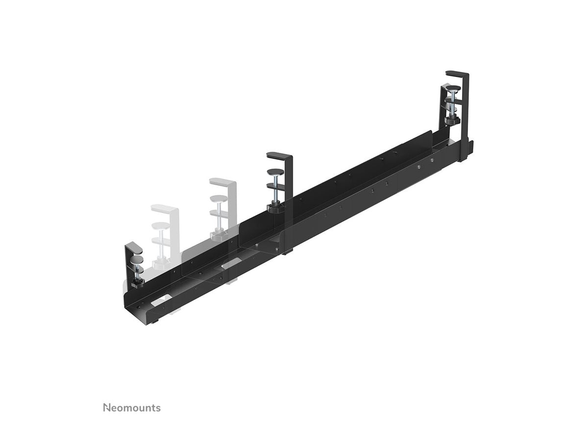 NEOMOUNTS Cable Management Tray max 5kg. clamp-on design universal black