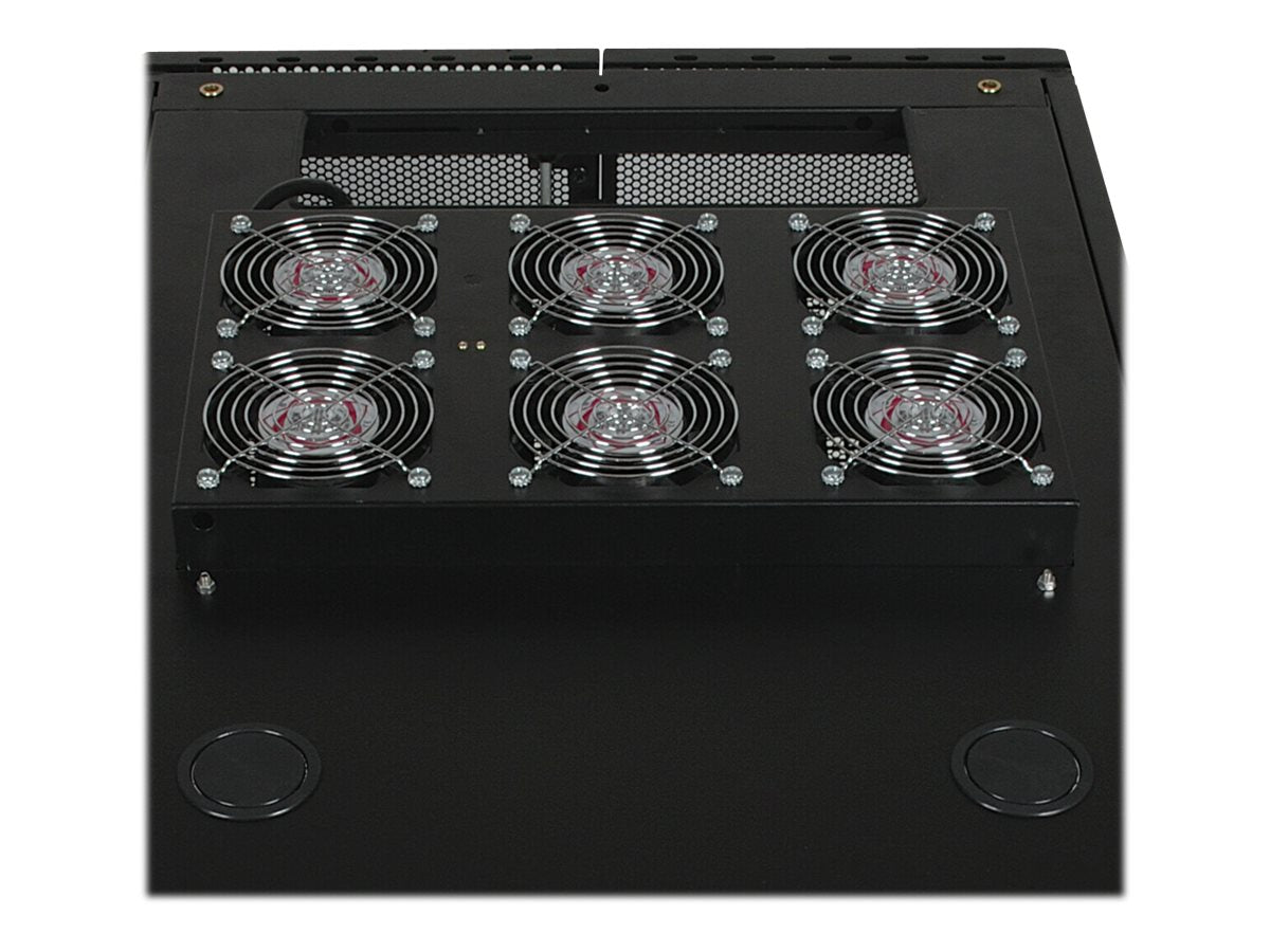 EATON TRIPPLITE SmartRack Roof-Mounted Fan Panel - 6 208/240V high-performance fans 420 CFM C14 inlet