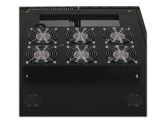 EATON TRIPPLITE SmartRack Roof-Mounted Fan Panel - 6 208/240V high-performance fans 420 CFM C14 inlet