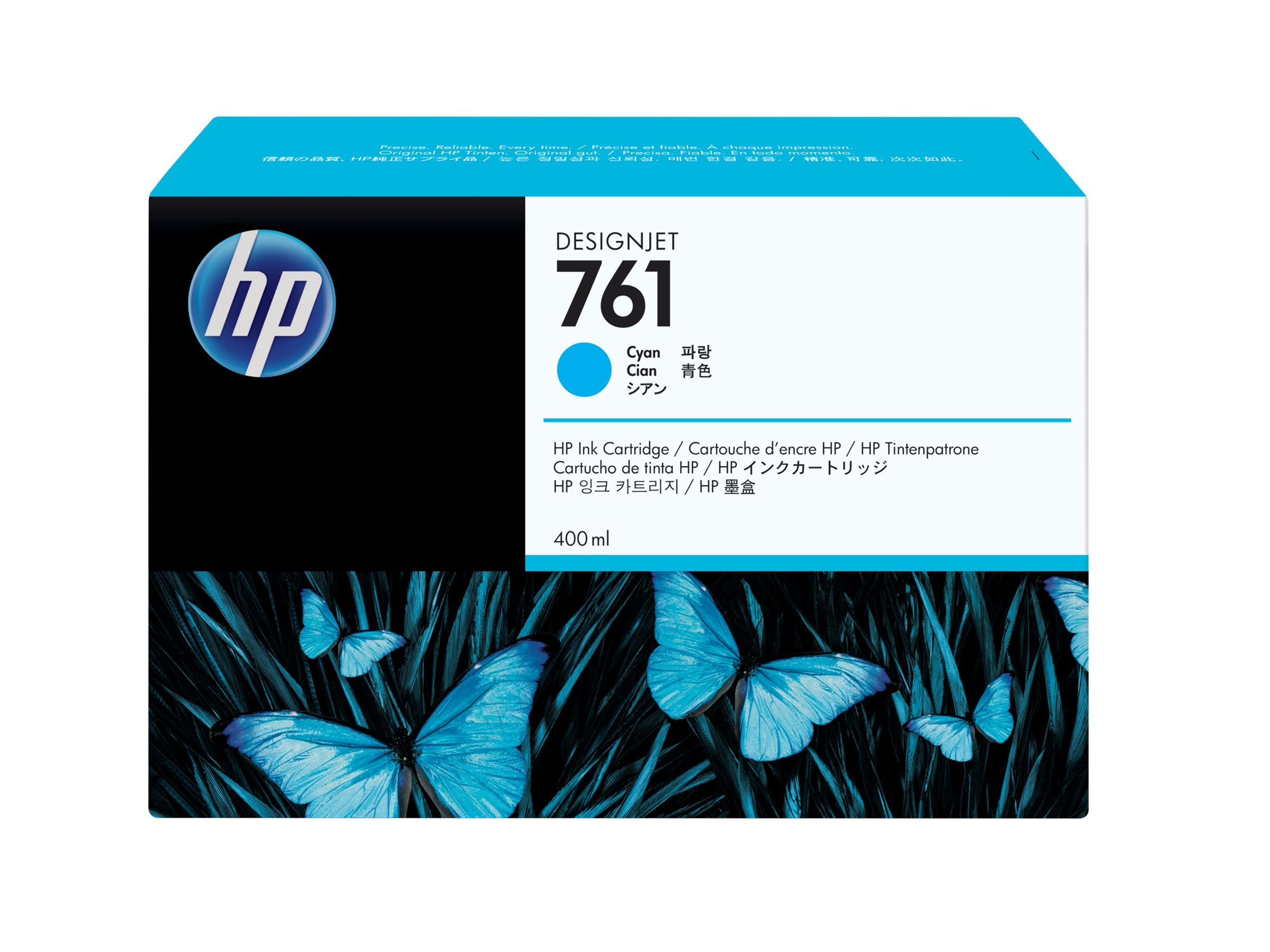 HP 761 original Ink cartridge CM994A cyan standard capacity 400ml 1-pack