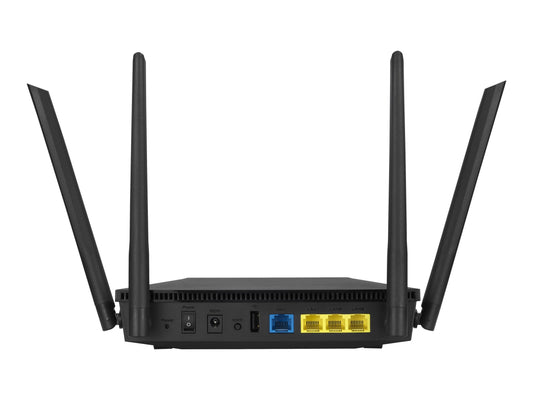 ASUS RT-AX53U AX1800 Dual Band WiFi 6 802.11ax Router supporting MU-MIMO and OFDMA technology with AiProtection