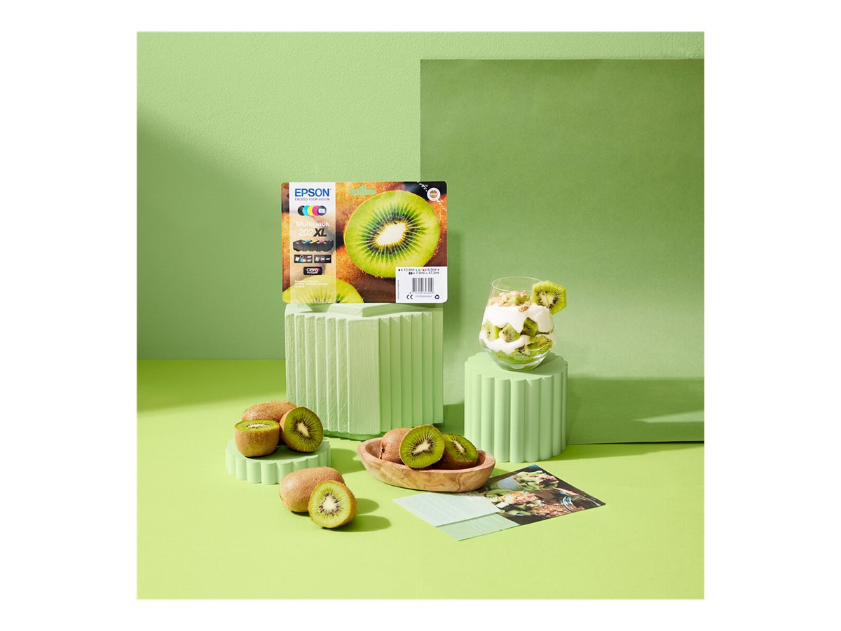 EPSON 1LB Multipack 5-farbig 202XL Kiwi Clara Premium Ink