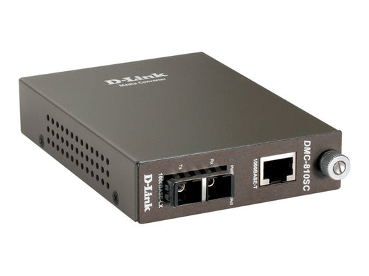 D-LINK CONVERTISSEUR DE MEDIA 1000 BASE-T VERS FIBRE MONOMODE 1000BASE-LX CONNECTEURS SC