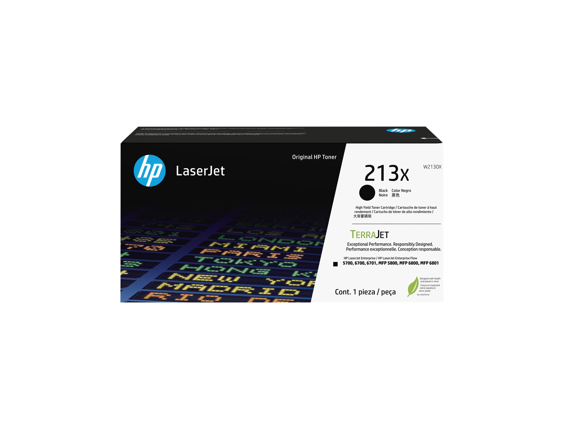 HP 213X Black Original LaserJet Toner Cartridge