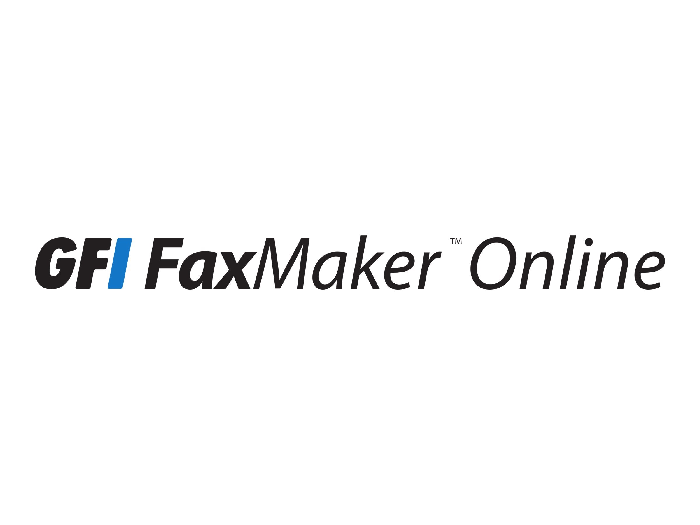 GFI Additional Fax Number per month Zone 2 Countries