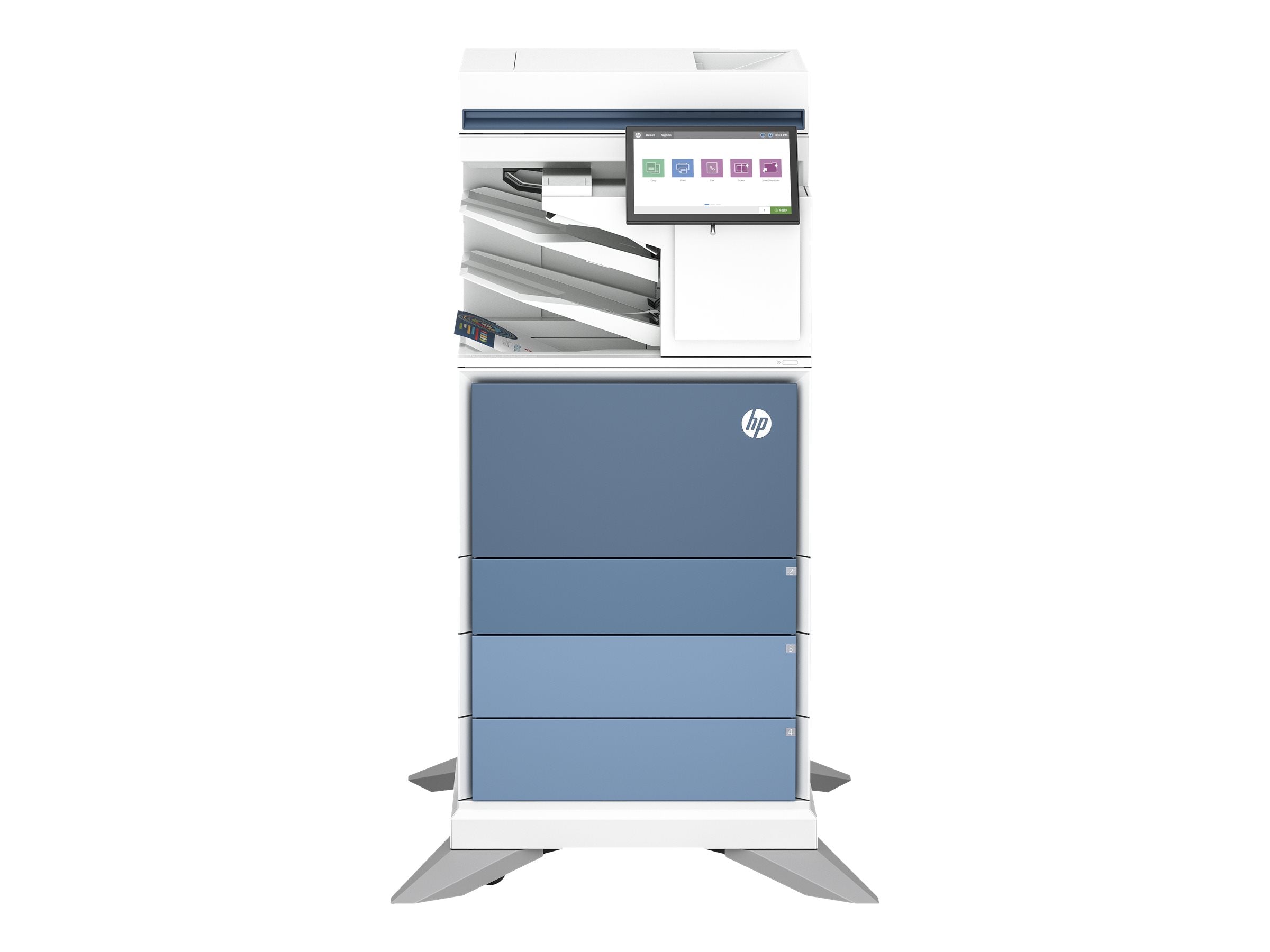 HP LaserJet Enterprise Flow MFP 6800zfsw MFP colour laser A4 52ppm Copy 52ppm Print 1750sheets LAN